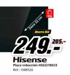 Hisense - Placa Inducción Hi6321bsce