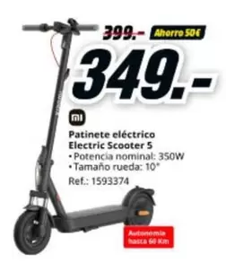 Xiaomi - Patinete Eléctrico Electric Scooter 5