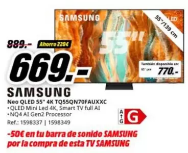 Samsung - Neo Qled 55 4k Tq55qn70fauxxc