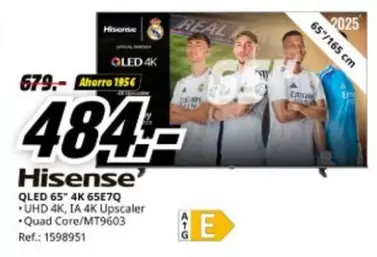 Hisense - Qled 65" 4k 65e7q