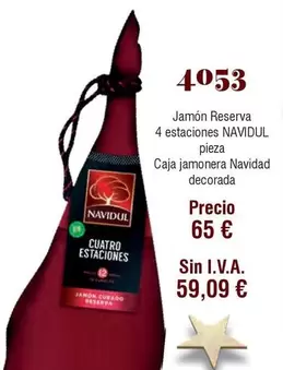 Navidul - Jamon Reserva Estaciones
