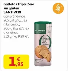 Santiveri - Galletas Triple Zero Sin Gluten