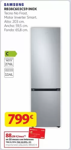 Samsung - RB38C603CS9 Inox 