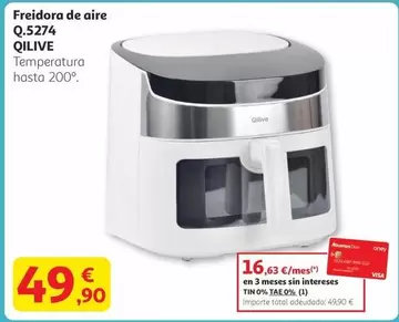 Qilive - Freidora De Aire Q.5274