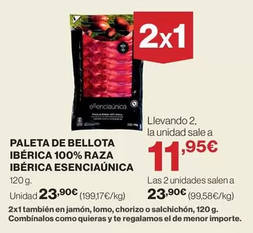 ESENCIA ÚNICA COVAP - Paleta De Bellota Ibérica 100% Raza Ibérica