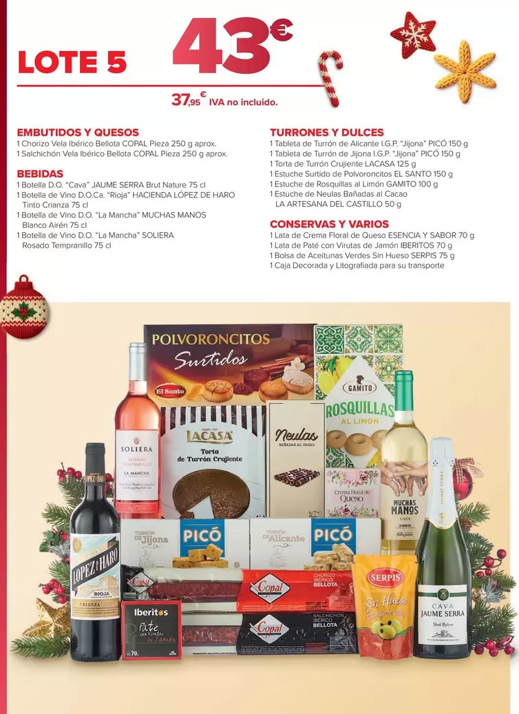 Embutidos Y Quesos / Bebidas / Turrones Y Dulces / Conservas Y Varios  