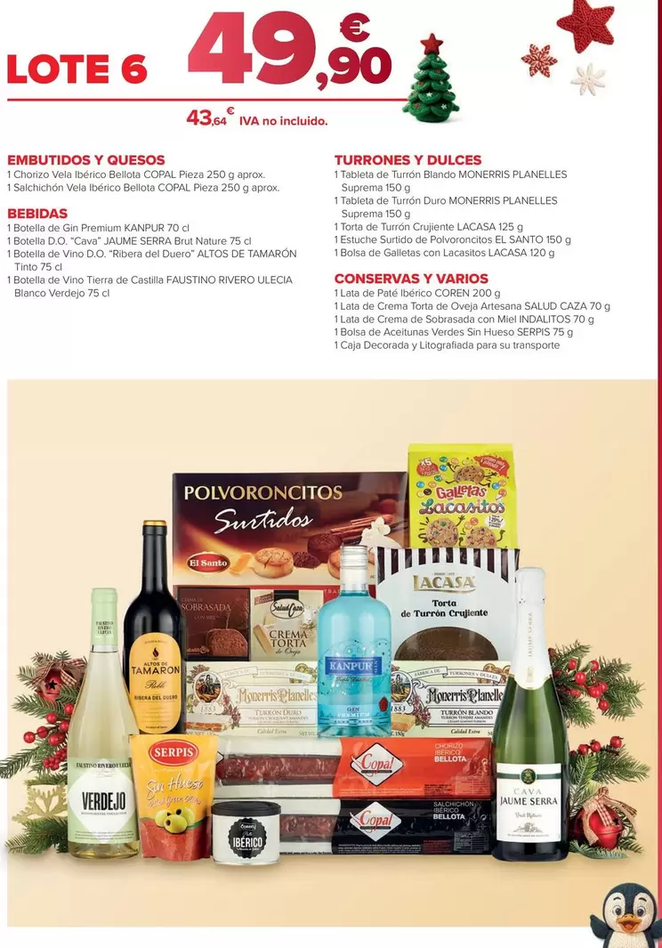 Embutidos Y Quesos / Bebidas / Turrones Y Dulces / Conservas Y Varios