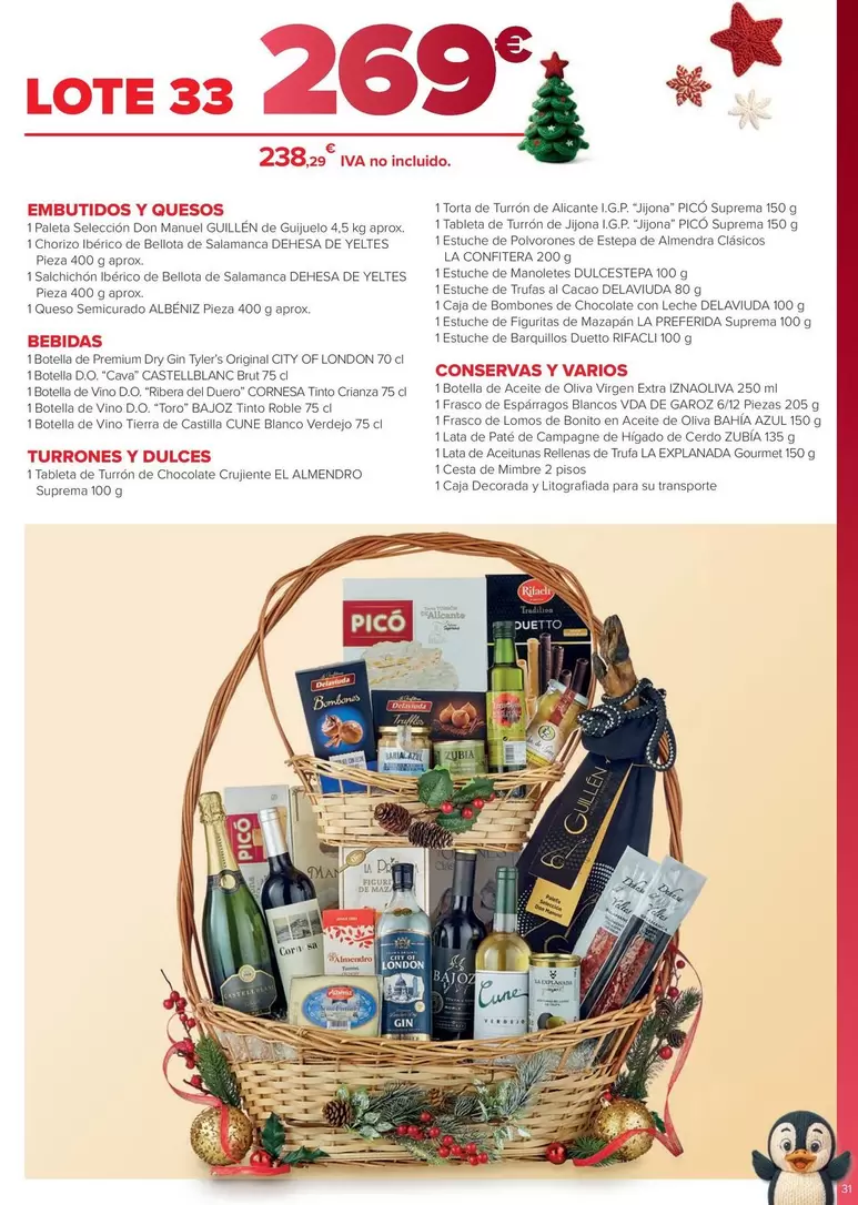 Embutidos Y Quesos / Bebidas / Turrones Y Dulces / Conservas Y Varios