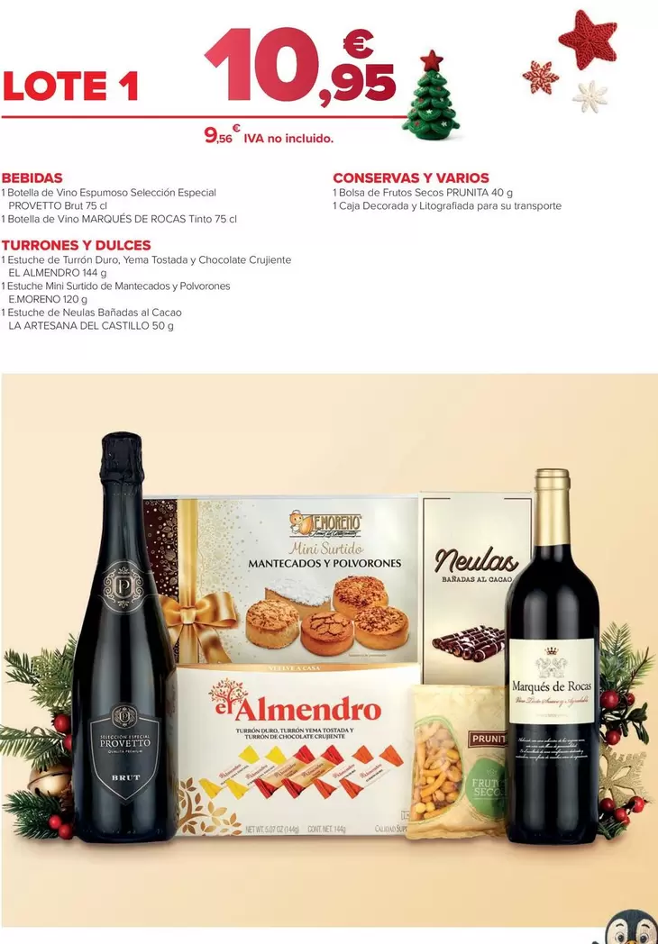 Lote 1 : Bebidas, Turrones Y Dulces