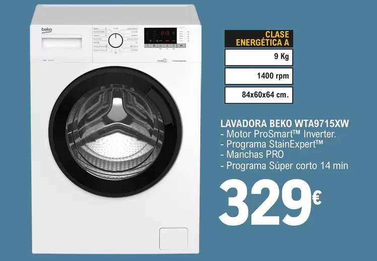 Beko - Lavadora WTA0715XW