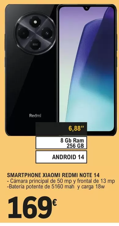 Xiaomi - Smartphone Redmi Note 14