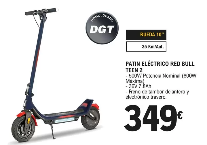 rueda - Patin Eléctrico Red Bull