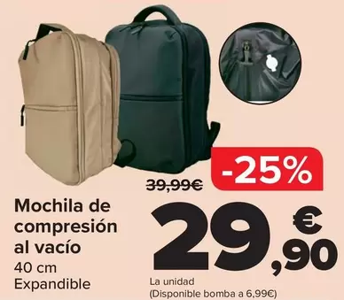 Mochila De Compresión Al Vacio