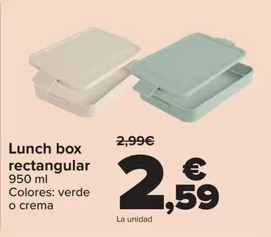 Lunch Box Rectangular