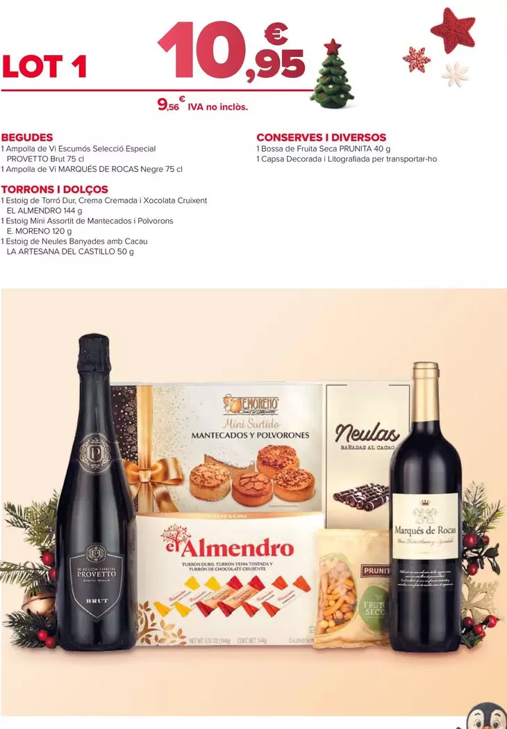 Lote 1 : Bebidas, Turrones Y Dulces