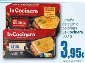 La Cocinera - Lasaña De Atún O Boloñesa