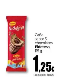 Eidetesa - Caña Sabor 3 Chocolates