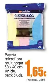 Unide - Bayeta Microfibra Multihogar