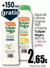 Tulipán Negro - Agua De Colonia Original O Fraiche