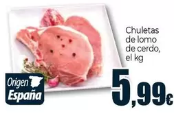 Chuletas De Lomo De Cerdo