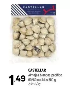 Castellar - Almejas Blancas Pacificio