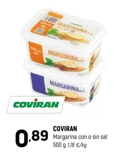 coviran - Margarina Con O Sin Sal