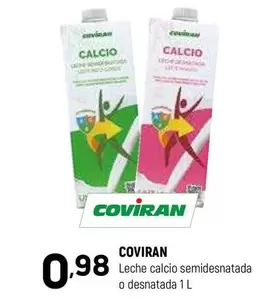 coviran - Leche Calcio Semidesnatada O Desnatada