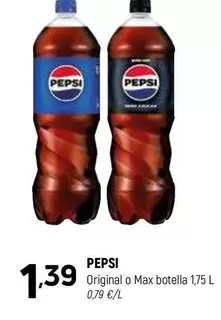 pepsi - Original O Max Botella