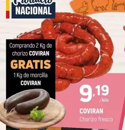 coviran - Chorizo Fresco