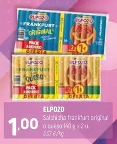 elpozo - Salchicha Frankfurt Original O Queso