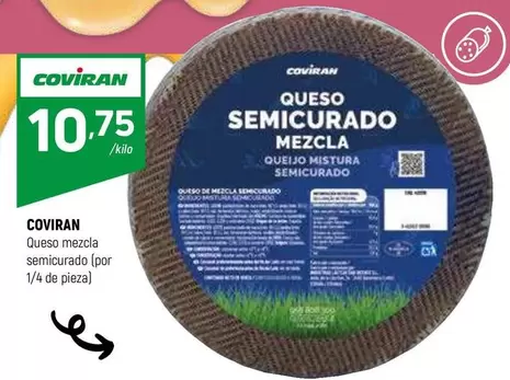 coviran - Queso Mezcla Semicurado