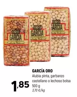 García Oro - Alubia Pinta Garbanzo Castellano O Lechoso Bolsa