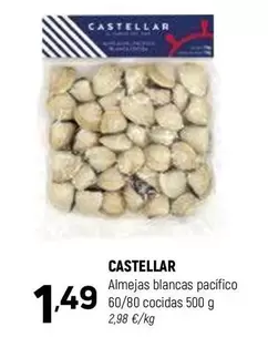 Castellar - Almejas Blancas Pacificio