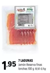 7 Lagunas - Jamón Reserva Finas Lonchas
