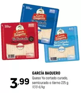 García Baquero - Queso Ya Cortado Curado, Semicurado O Tierno