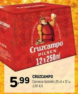 Cruzcampo - Cerveza Botellin