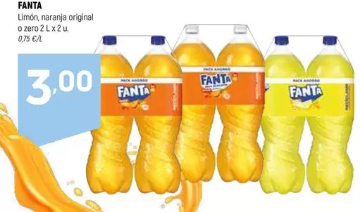 fanta - Limón, Naranja Original O Zero