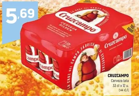 Cruzcampo - Cerveza Lata