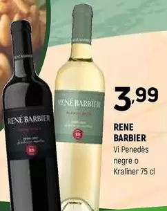 René Barbier - Vi Penedes Negre O Kraliner