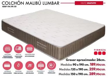 Malibú - Colchon Lumbar