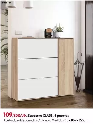 Zapatero Class/ 4 Puertas