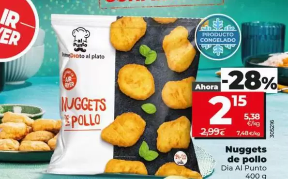 Dia Al Punto  - Nuggets De Pollo 400 G