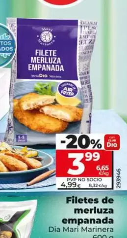 Dia Mari Marinera - Filetes De Merluza Empanada  600 G