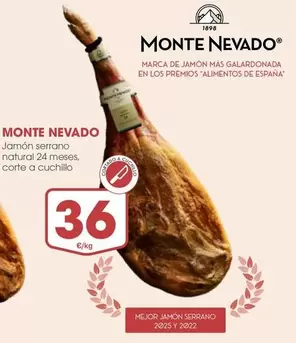 Monte Nevado - Jamon Serrano Natural