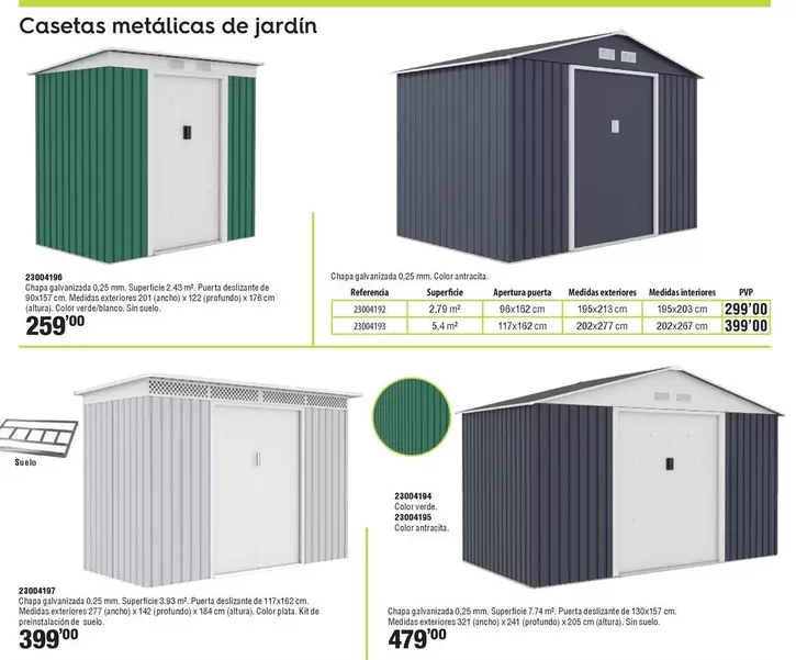 Natuur - Casetas Metálicas De Jardín