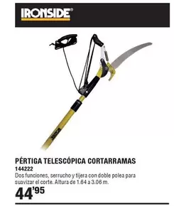 Ironside - Pértiga Telescópica Cortarramas 144222