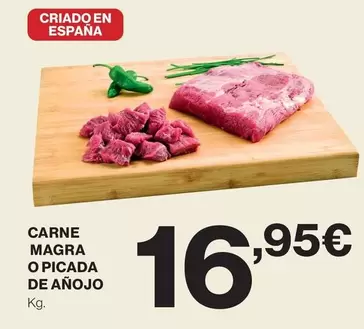 Carne Magra O Picada De Anojo