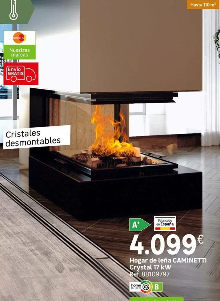 crystal - Hogar De Leña Crystalt 7 Kw