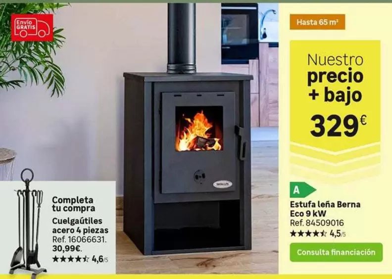 Berna - Estufa Lefa Eco 9 Kw