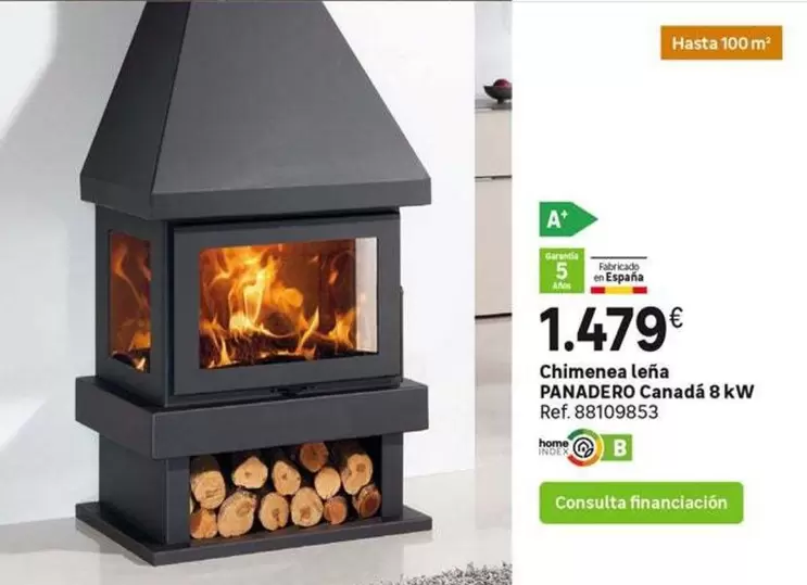 Panadero - Chinemeea Leña Canadá 8 Kw